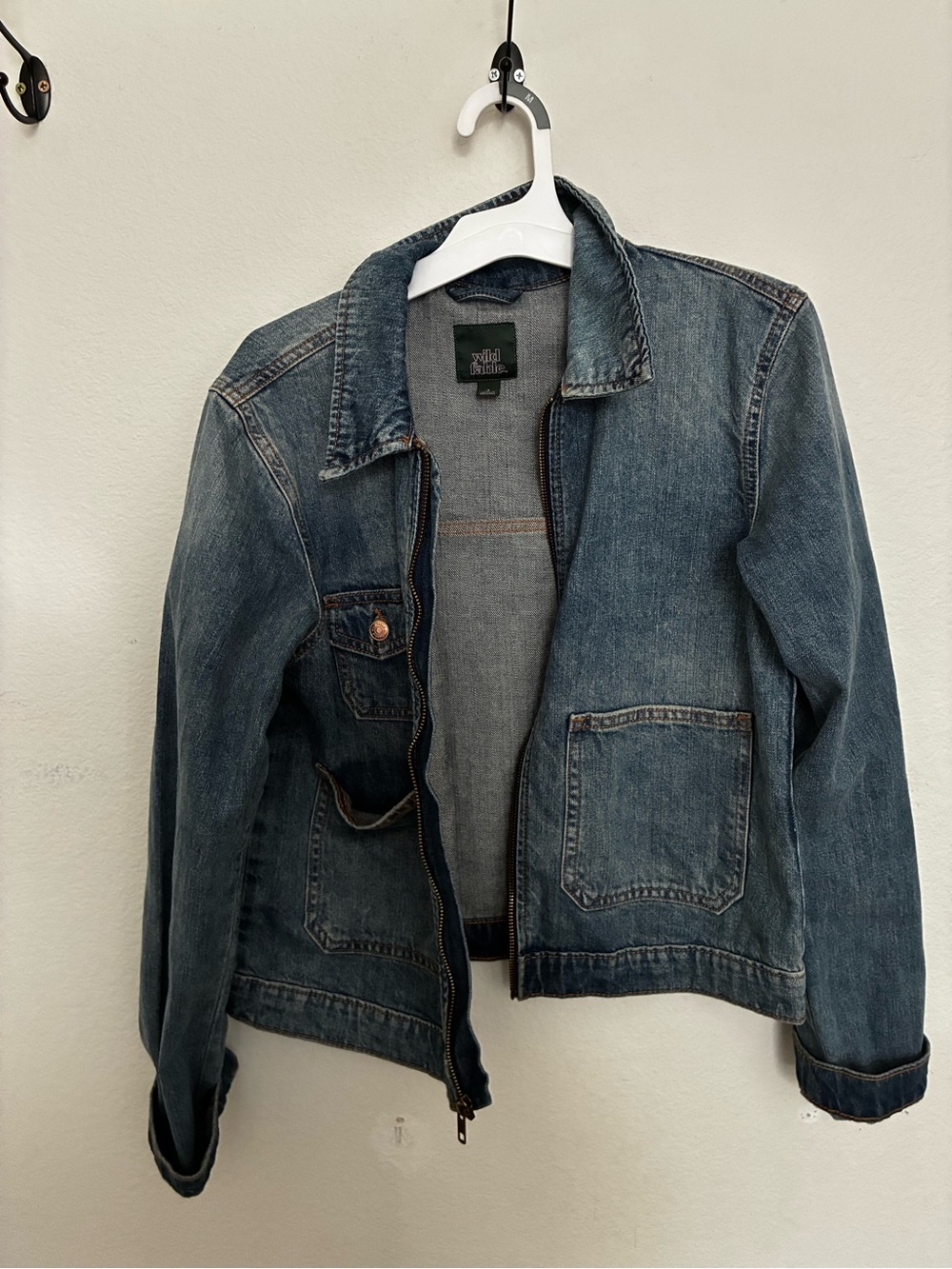 wild fable kids Casual Denim Jacket - Faded Blue